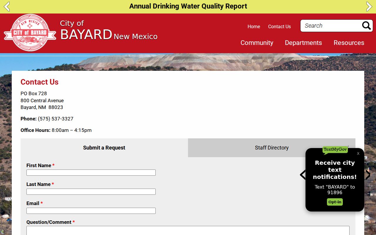 Bayard court records and municipal court contact