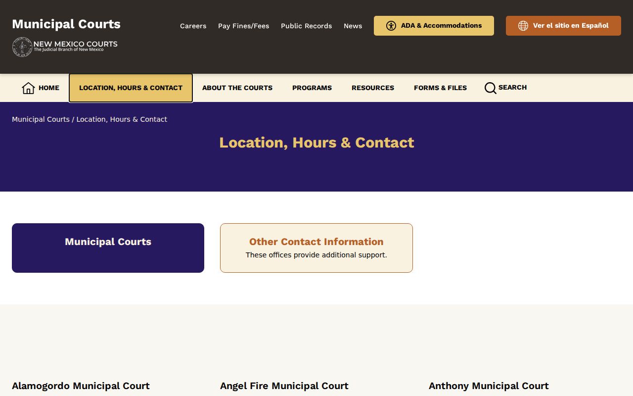Santa Clara court records and municipal court contact